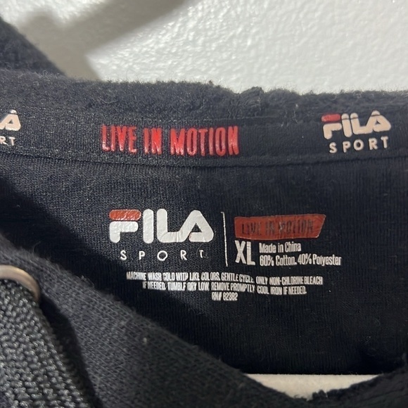 Fila Live in motion, size extra large Men's hoodie - Picture 2 of 3